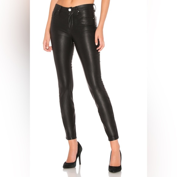 NWT Blank Denim Faux Leather Skinny Pants - Picture 1 of 8